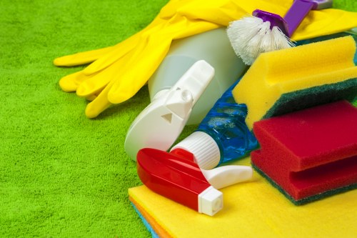Dusting hidden surfaces during deep cleaning