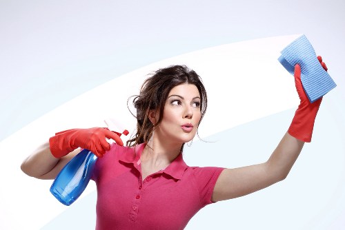 Detailed bathroom sanitization for short-term rental turnover
