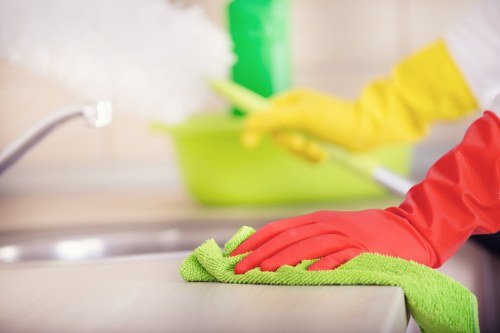 Detailed fabric treatment by Kensington cleaners